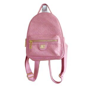 Juicy Couture Check Me Flamingo Crown Pink Mini Backpack